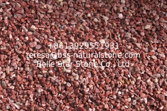 China Red Gravel,Red Crushed Stone,Broken Stones,Red Machine-Made Pebbles,Landscaping Gravels supplier