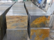 Natural Split Surface Chinese Rusty Slate Walkway Multicolor Slate Floor Tiles Slate Paving Stone