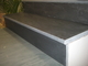 Black Slate Steps Stairs with Half Round or 1/4 Round Bullnose supplier