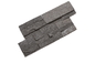 Grey Slate S Clad Ledgestone,Indoor Split Face Slate Stacked Stone,Outdoor 18x35 S Cut Stone Panel supplier